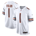 Justin Fields Chicago Bears Nike Men s White Replica Game Jersey