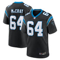 Justin McCray Carolina Panthers Nike Team Game Jersey   Black