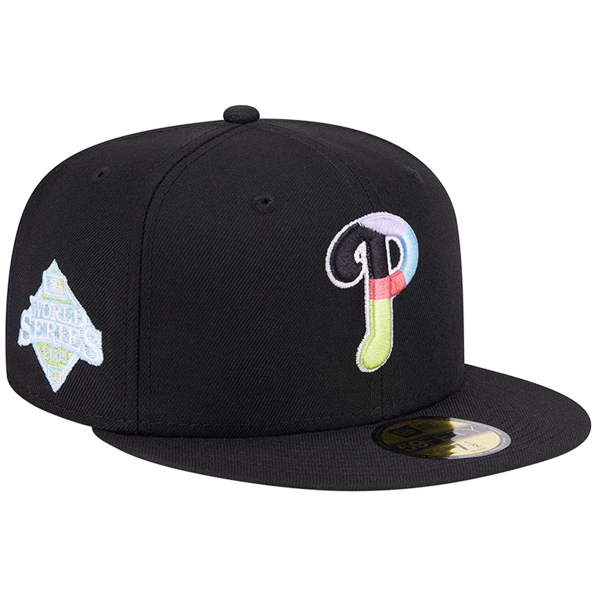 Philadelphia Phillies New Era Multi-Color Pack 59FIFTY Fitted Hat - Black