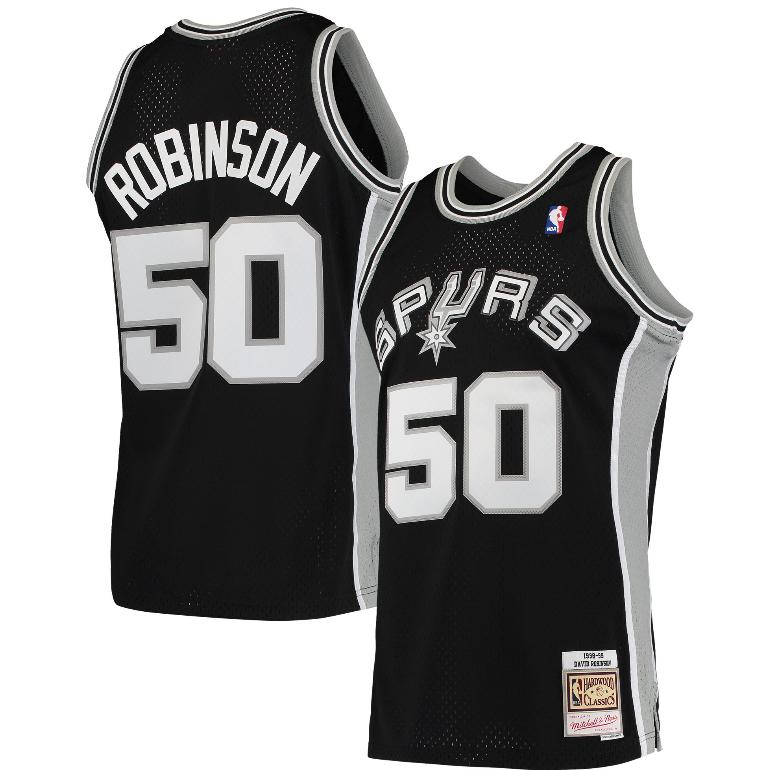 Men's David Robinson San Antonio Spurs Mitchell & Ness Hardwood Classics 1998-99 Swingman Jersey - Black