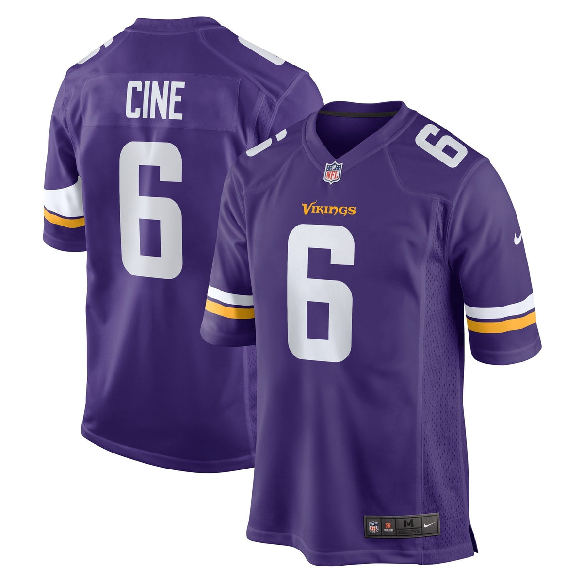 Men s Nike Lewis Cine Purple Minnesota Vikings Game Player Jersey