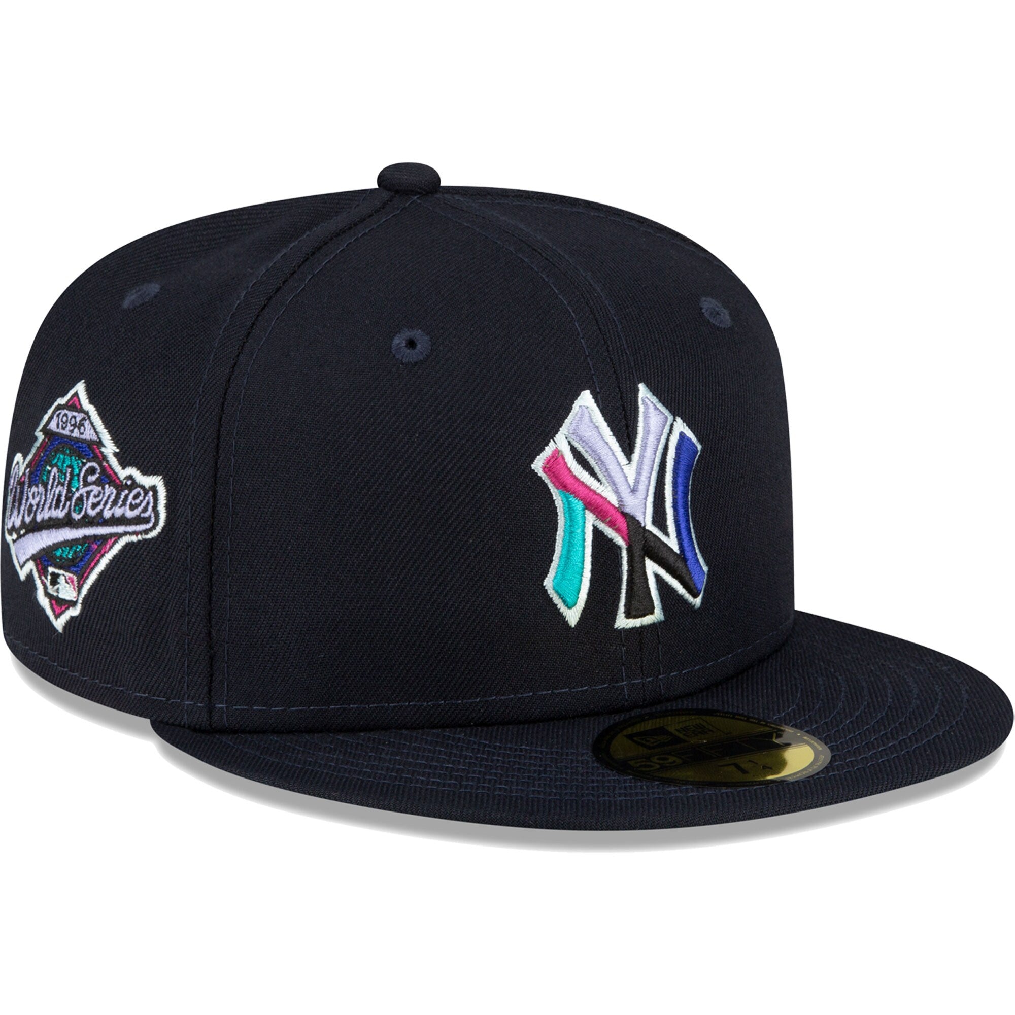 New York Yankees New Era 1996 World Series Polar Lights 59FIFTY Fitted Hat - Navy