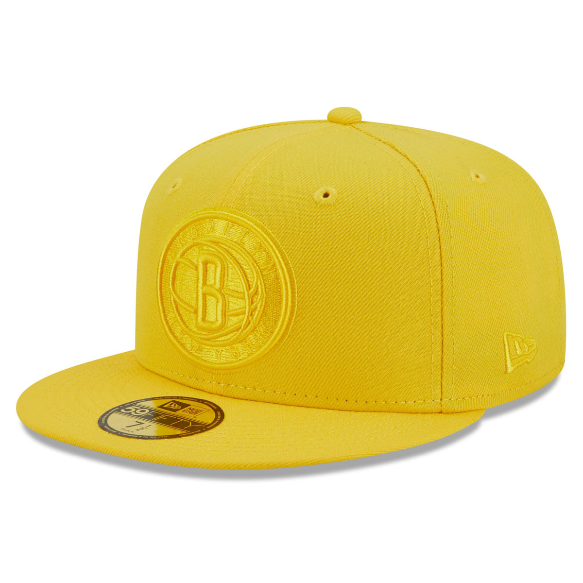Brooklyn Nets New Era Color Pack 59FIFTY Fitted Hat - Yellow