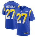 Men s Nike Darrell Henderson Jr. Royal Los Angeles Rams Game Jersey