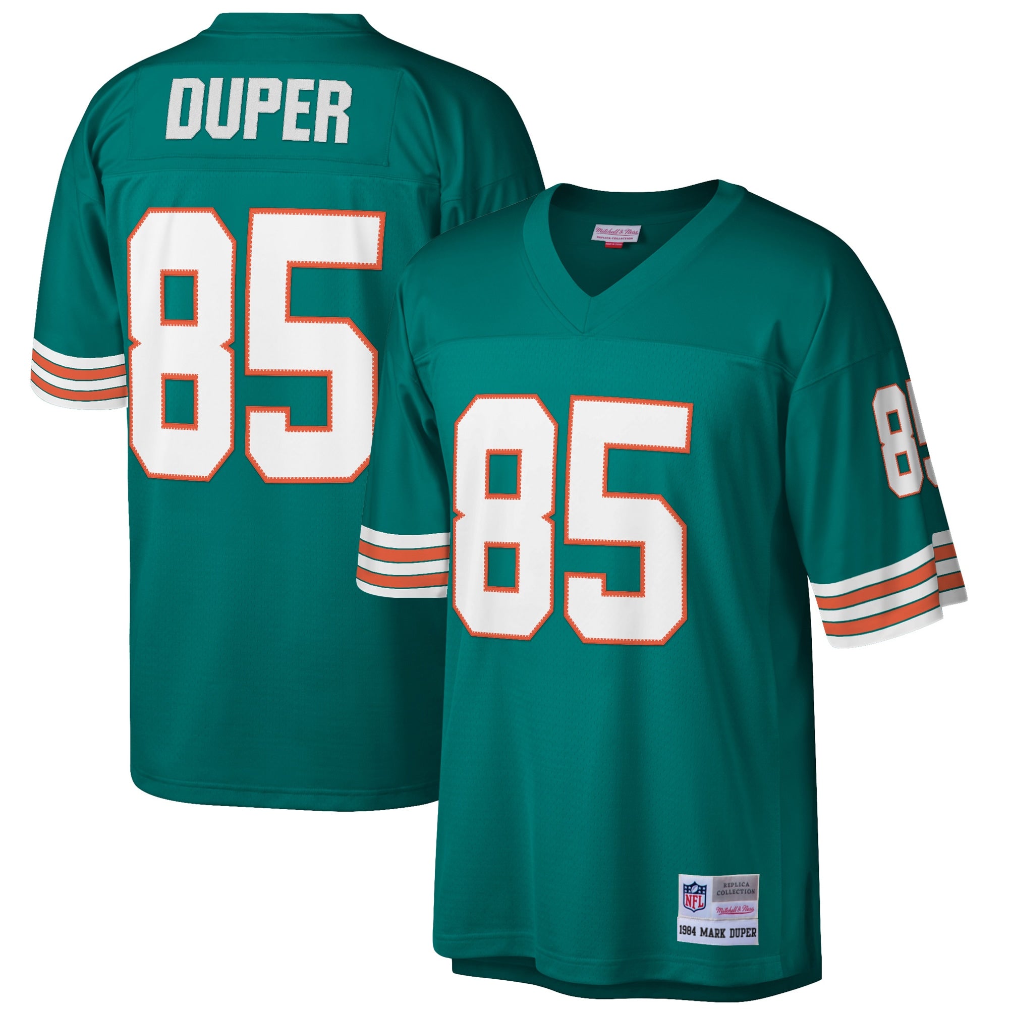 Mark Duper Miami Dolphins Mitchell   Ness 1984 Retired Player Legacy Replica Jersey   Aqua