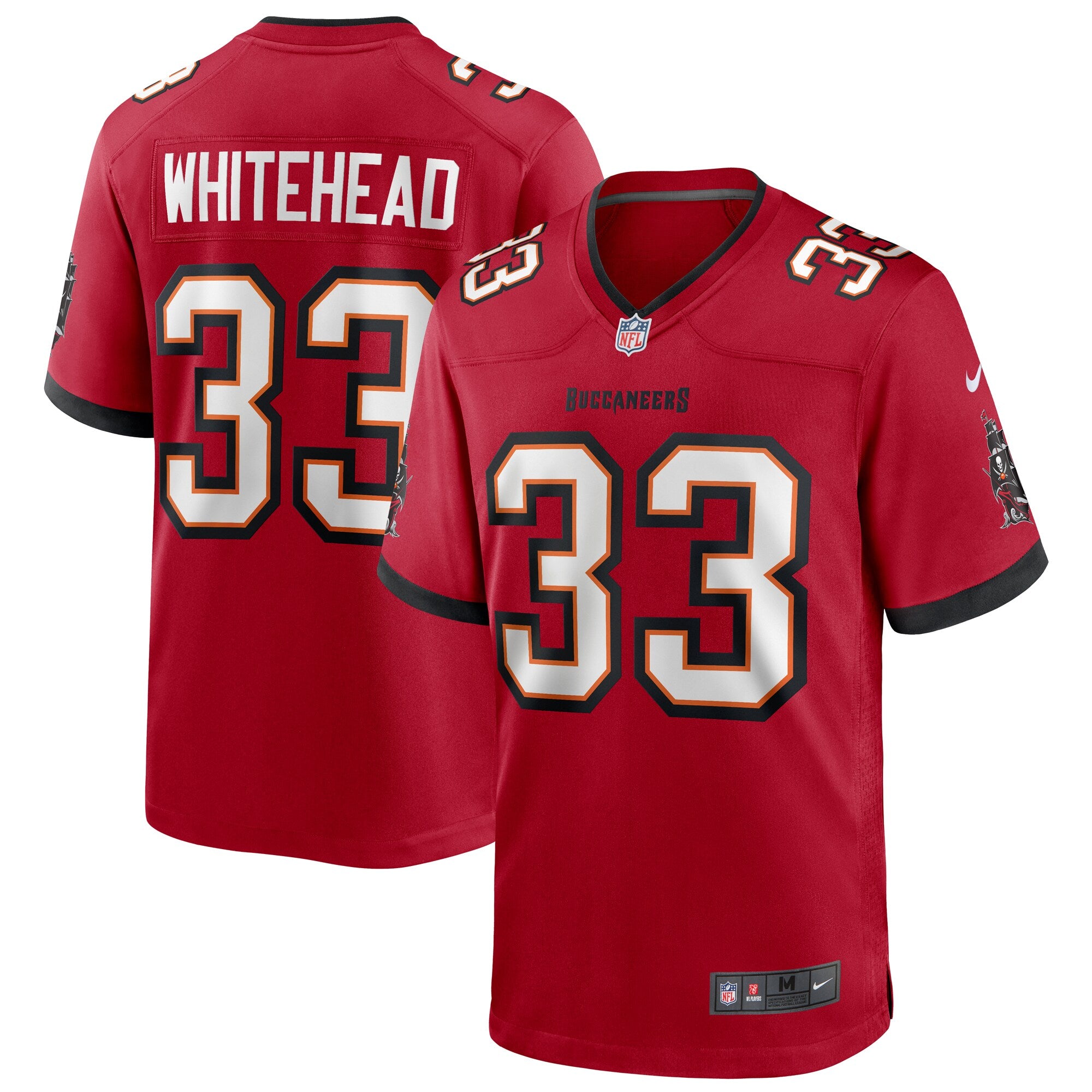 Jordans Whitehead Tampa Bay Buccaneers Nike Game Player Jersey   Red