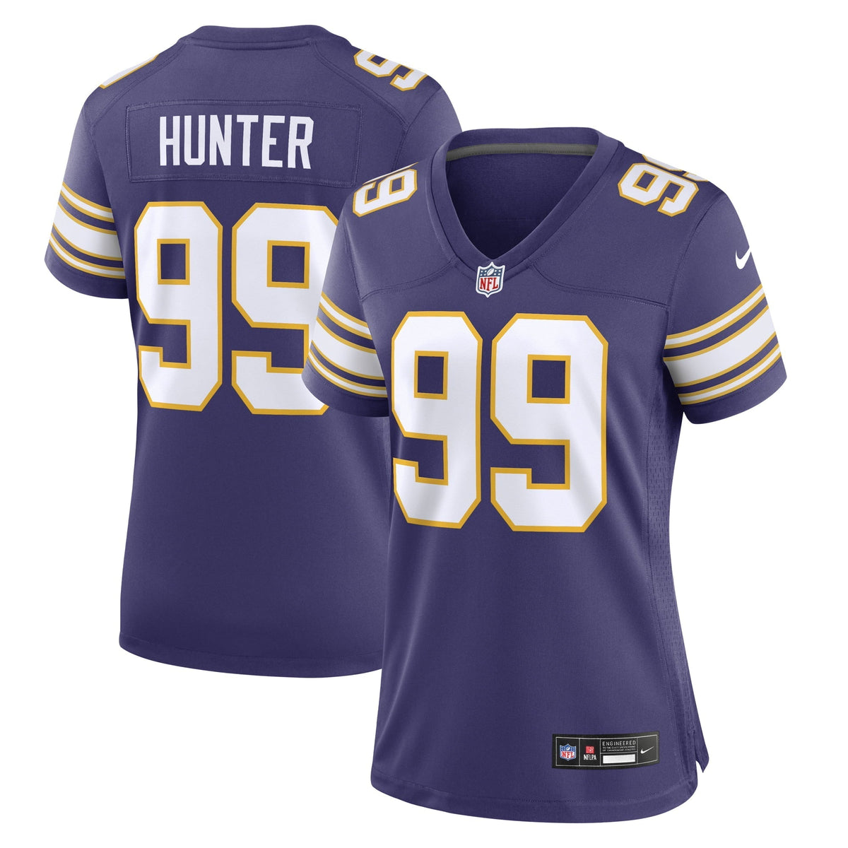 Women s Nike Danielle Hunter Purple Minnesota Vikings Classic Player Game Jersey