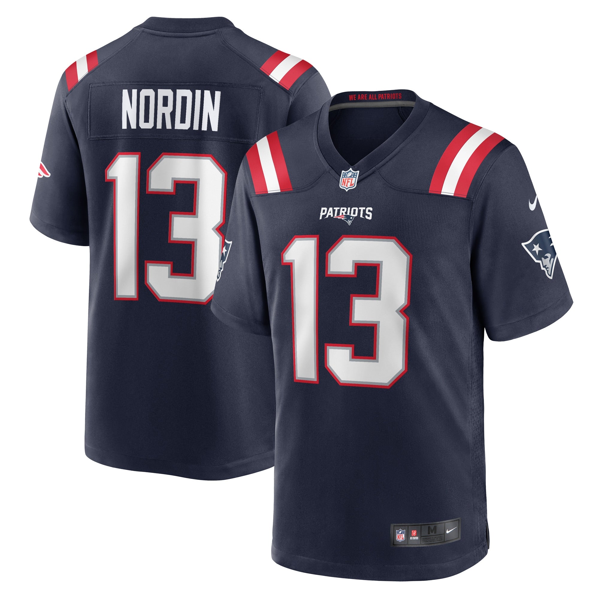 Quinn Nordin New England Patriots Nike Game Player Jersey   Navy