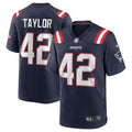 J.J. Taylor New England Patriots Nike Team Game Jersey   Navy