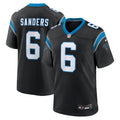 Miles Sanders Carolina Panthers Nike Team Game Jersey   Black