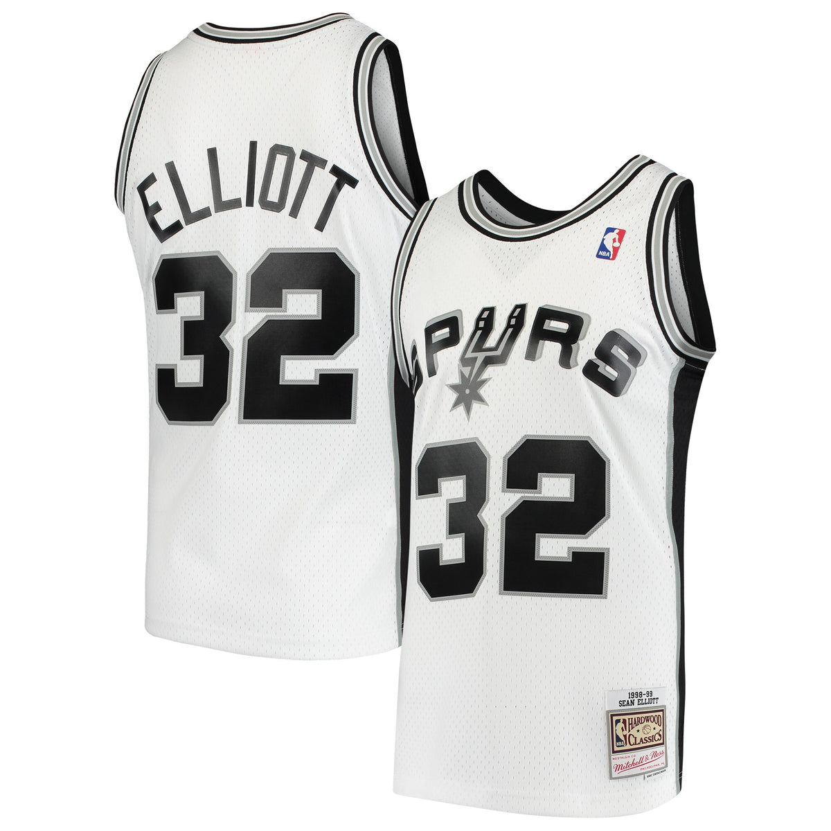 Sean Elliott San Antonio Spurs Mitchell & Ness Hardwood Classics Swingman Jersey - White