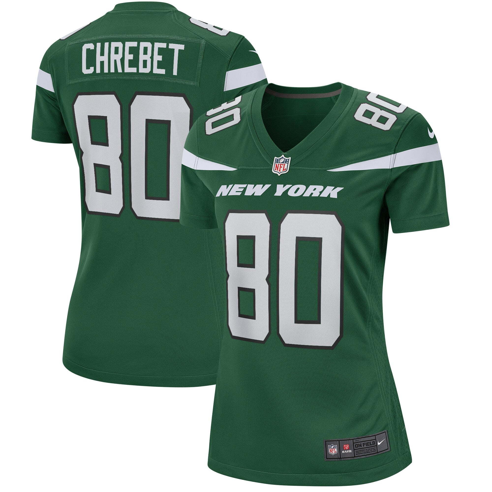 Wayne Chrebet New York Jets Nike Women s Game Retired Player Jersey   Gotham Green