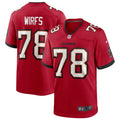 Men s Nike Tristan Wirfs Red Tampa Bay Buccaneers Player Game Jersey