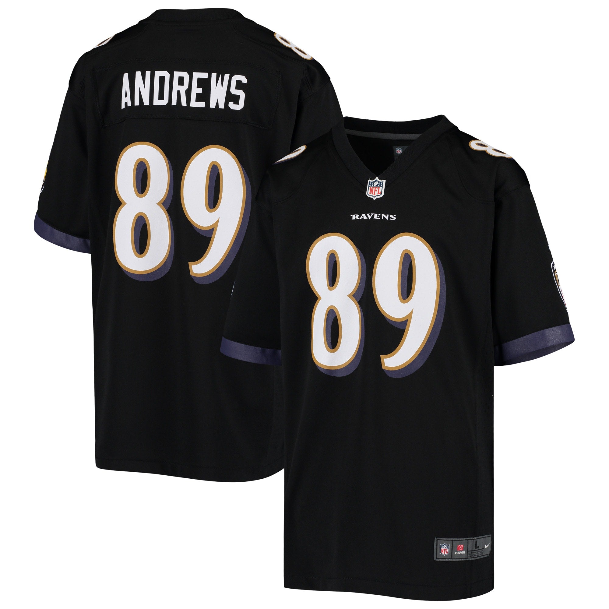 Mark Andrews Baltimore Ravens Nike Youth Game Jersey   Black