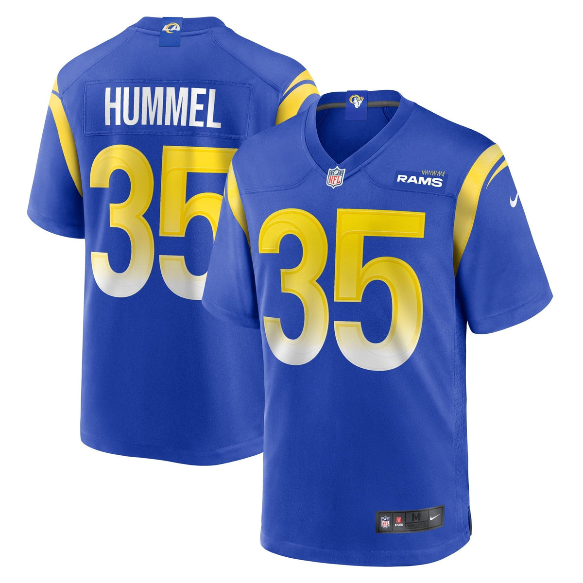 Men s Nike Jake Hummel Royal Los Angeles Rams Game Player Jersey