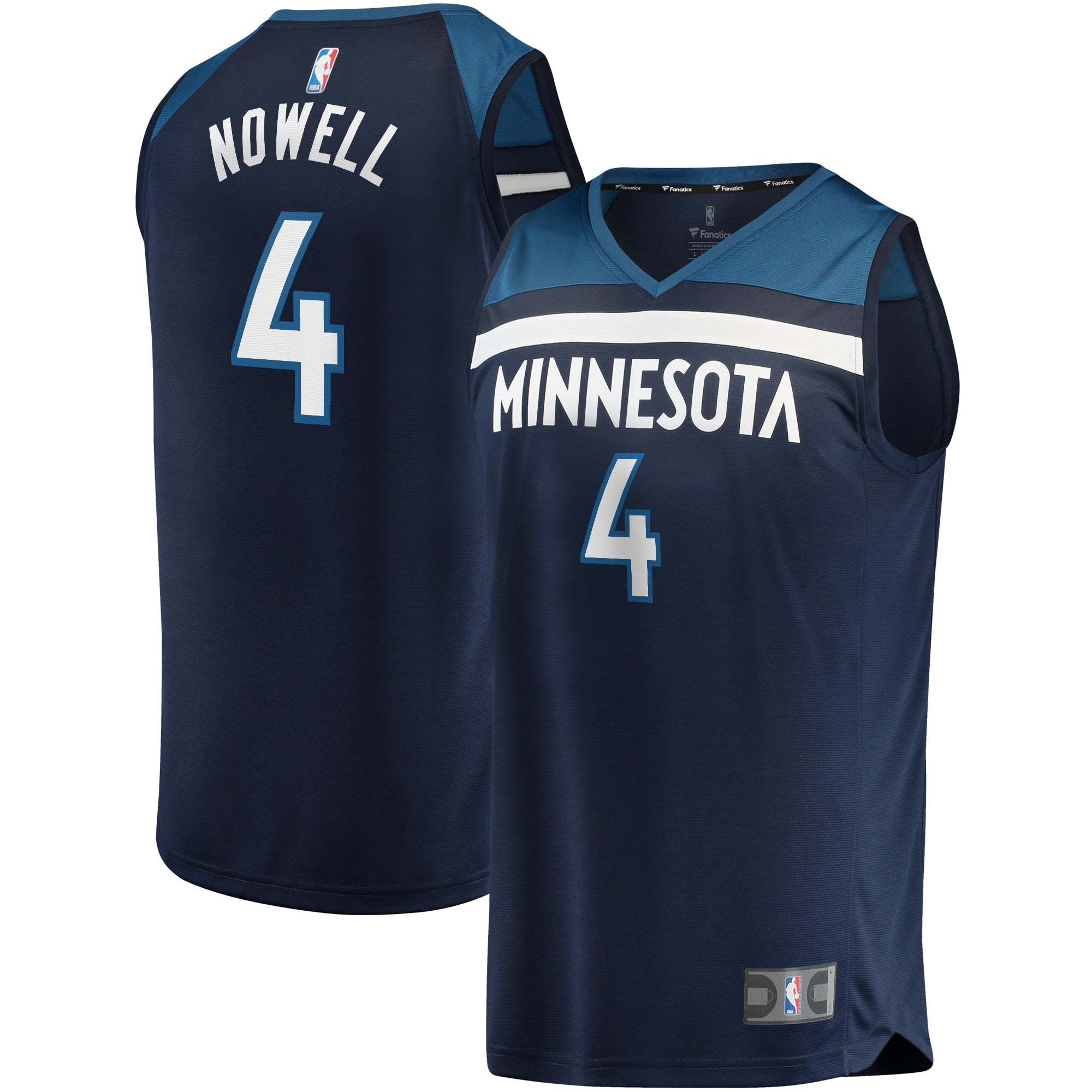 Jaylen Nowell Minnesota Timberwolves Fanatics Branded Fast Break Replica Jersey Navy - Icon Edition