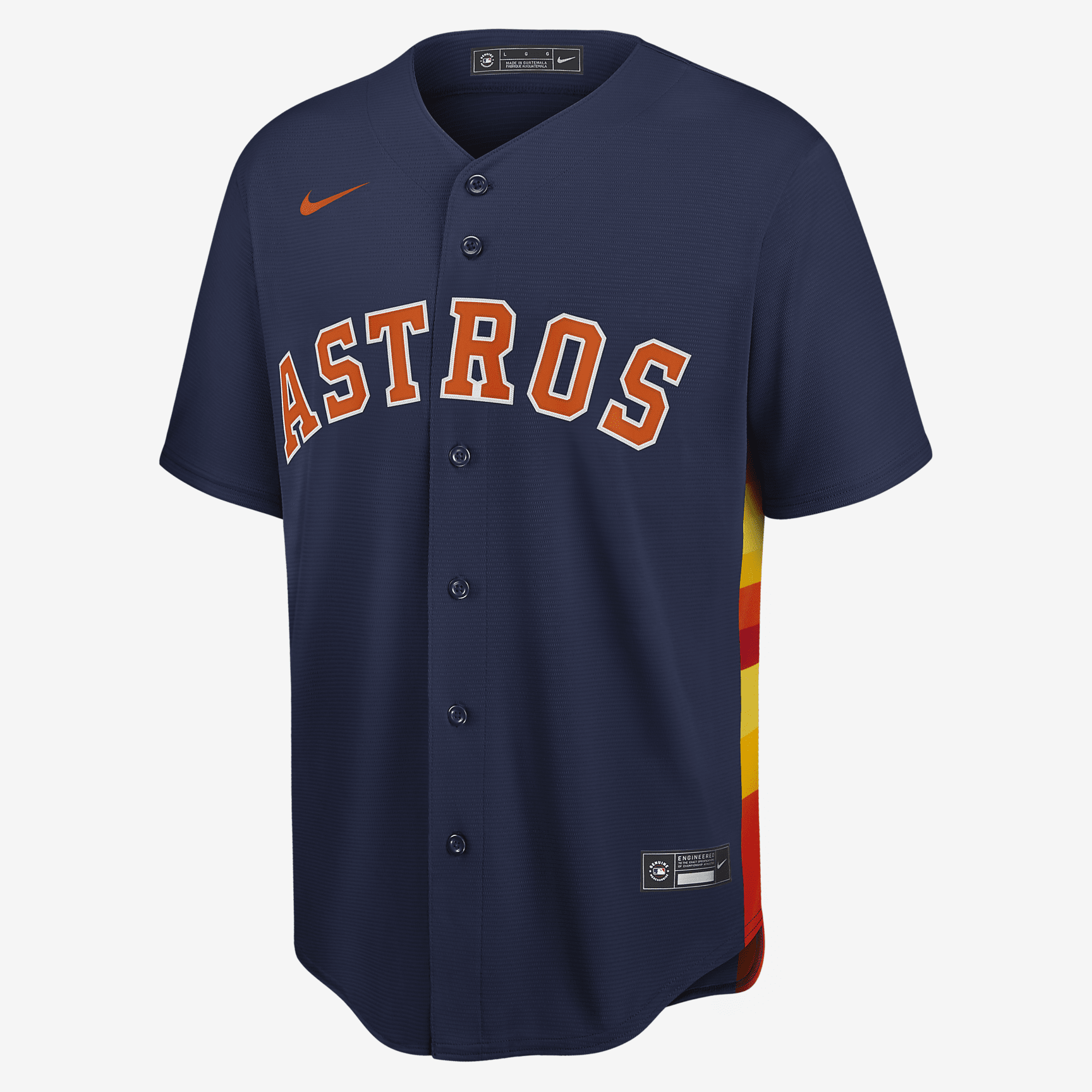MLB Houston Astros (Jose Altuve) Men's Replica Baseball Jersey - Navy
