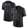Men s Nike Jerome Bettis Black Pittsburgh Steelers Retired Player RFLCTV Limited Jersey
