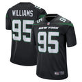 Men s Nike Quinnen Williams Stealth Black New York Jets Alternate Game Player Jersey