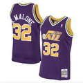 Men's Mitchell & Ness Karl Malone Utah Jazz 1991-92 Road Purple Swingman Jersey