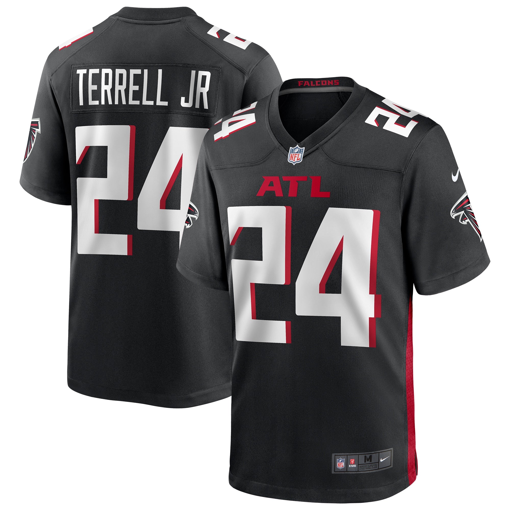 A.J. Terrell Jr. Atlanta Falcons Nike Player Game Jersey   Black