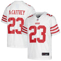 Christian McCaffrey San Francisco 49ers Nike Youth Game Jersey   White
