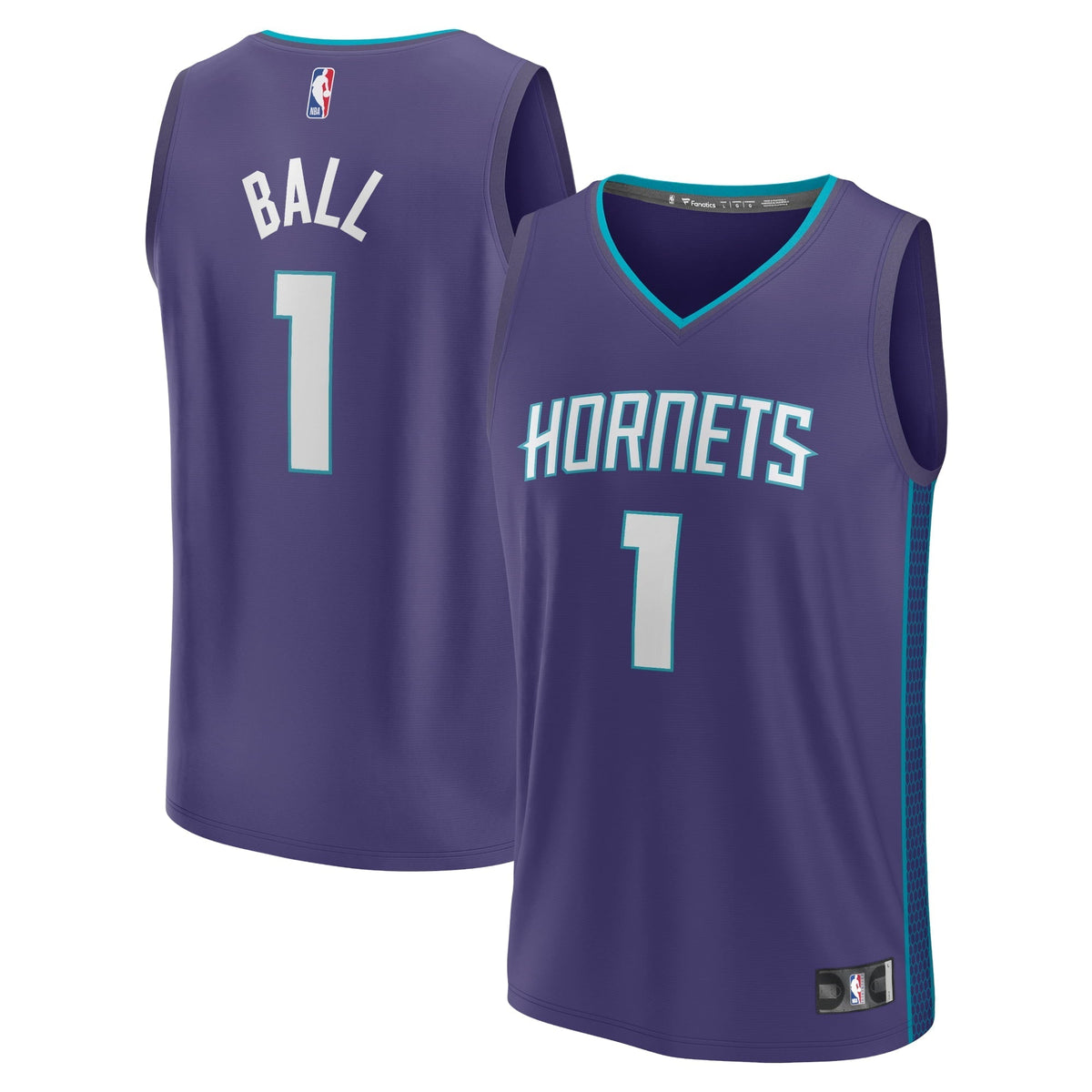 Youth Fanatics Branded LaMelo Ball Purple Charlotte Hornets Player Jersey - Statement Edition