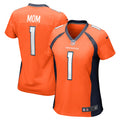 Number 1 Mom Denver Broncos Nike Women s Game Jersey   Orange