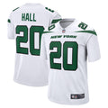Men s Nike Breece Hall White New York Jets Away Game Player Jersey