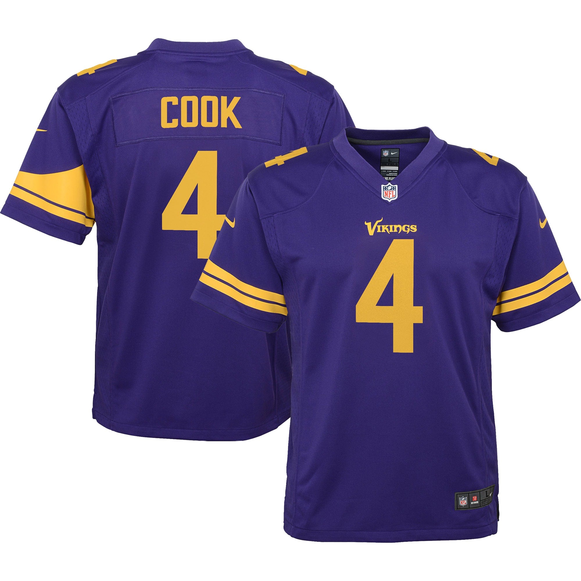 Dalvin Cook Minnesota Vikings Nike Youth Game Jersey   Purple