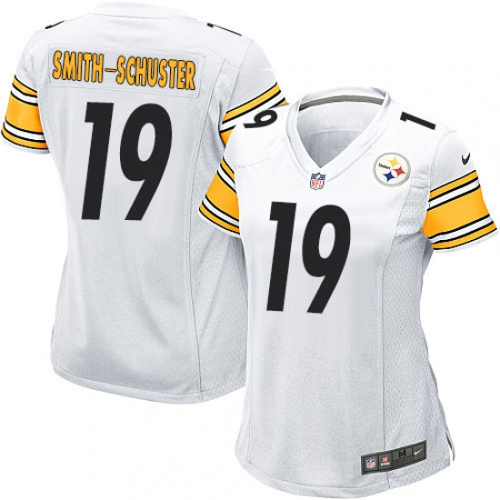 Women s Pittsburgh Steelers JuJu Smith-Schuster Game Jersey White