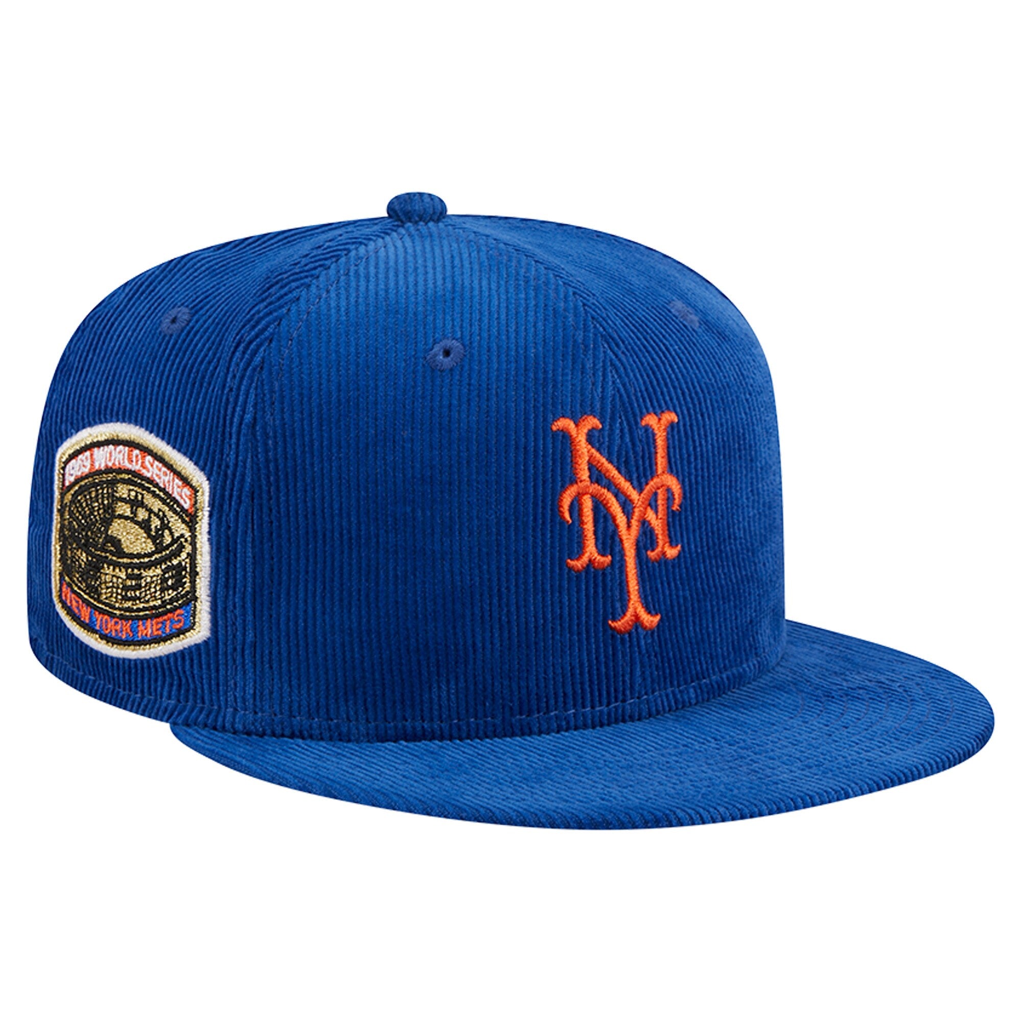 New York Mets New Era Throwback Corduroy 59FIFTY Fitted Hat - Royal