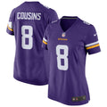 Women s Nike Kirk Cousins Purple Minnesota Vikings Game Jersey