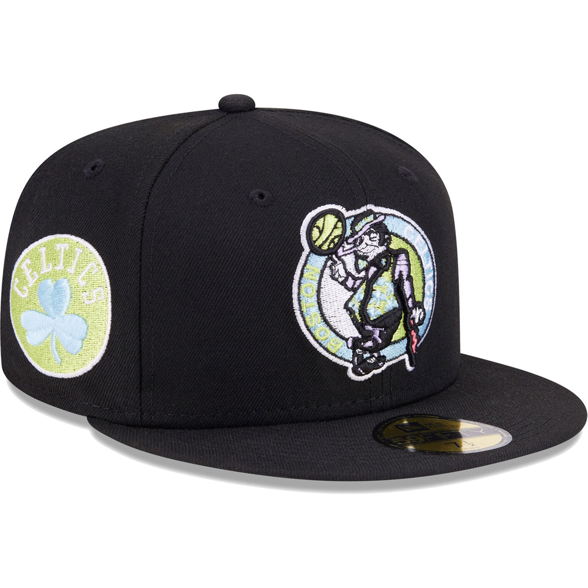 Boston Celtics New Era Color Pack 59FIFTY Fitted Hat - Black