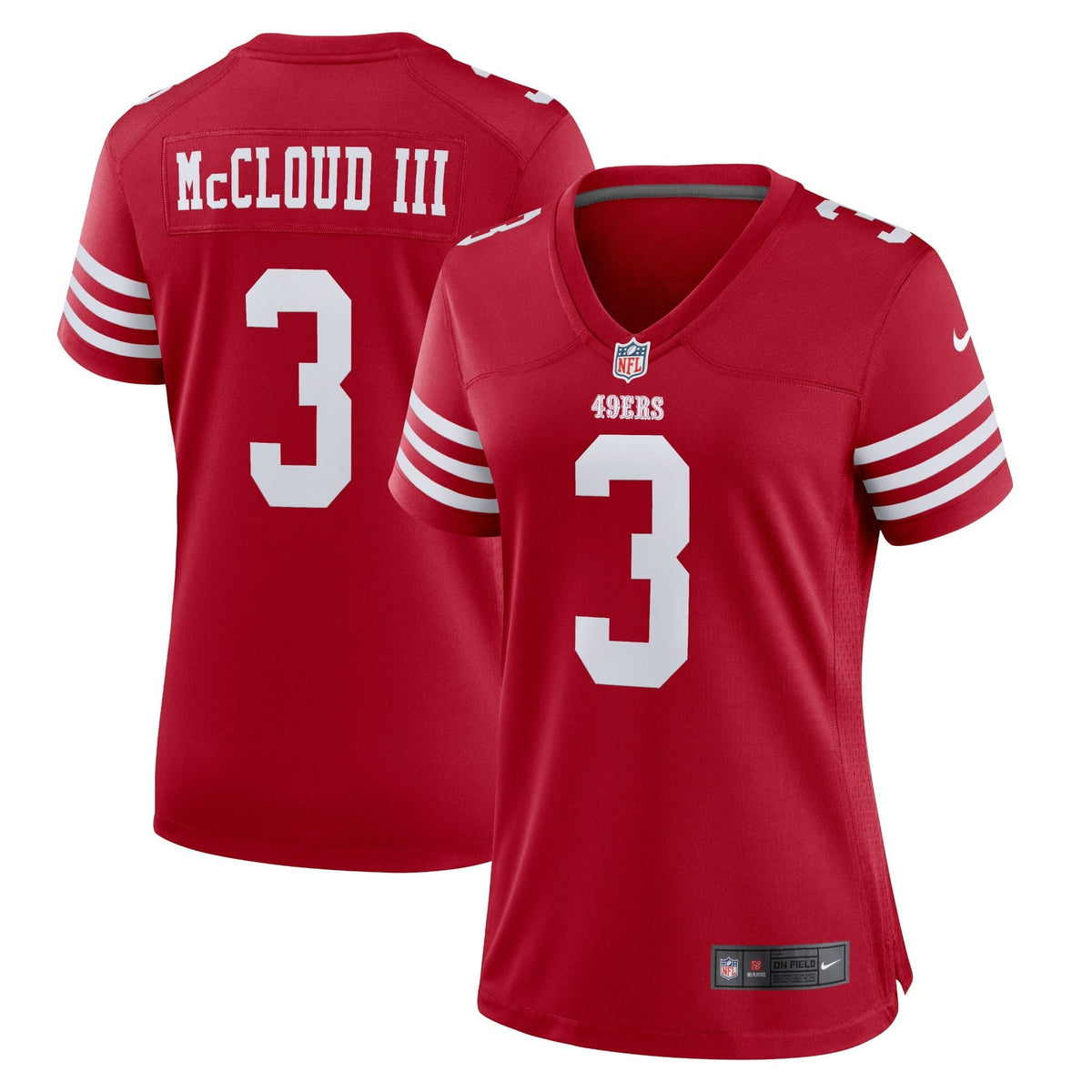 Women s Nike Ray Ray McCloud Scarlet San Francisco 49ers Game Jersey