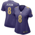Women s Nike Lamar Jackson Purple Baltimore Ravens Alternate Game Player Jersey