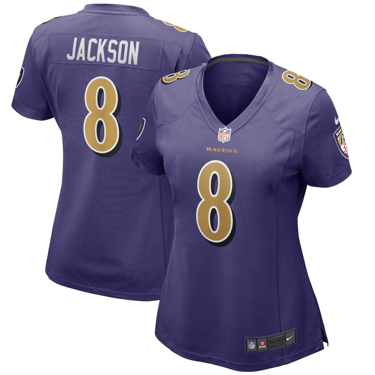 Women s Nike Lamar Jackson Purple Baltimore Ravens Alternate Game Player Jersey