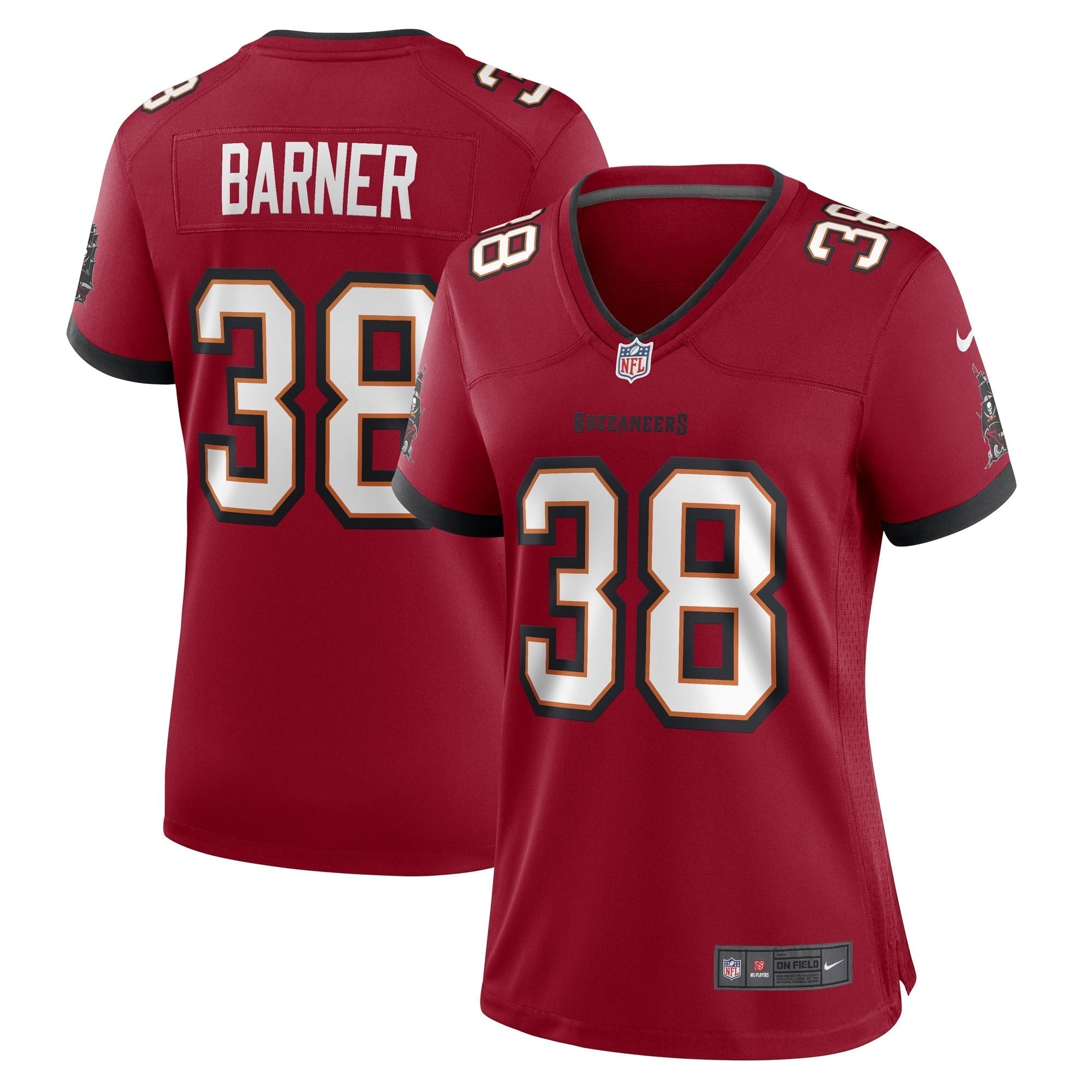 Women s Nike Kenjon Barner Red Tampa Bay Buccaneers Game Player Jersey