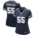 Leighton Vander Esch Dallas Cowboys Nike Women s Game Player Jersey   Navy