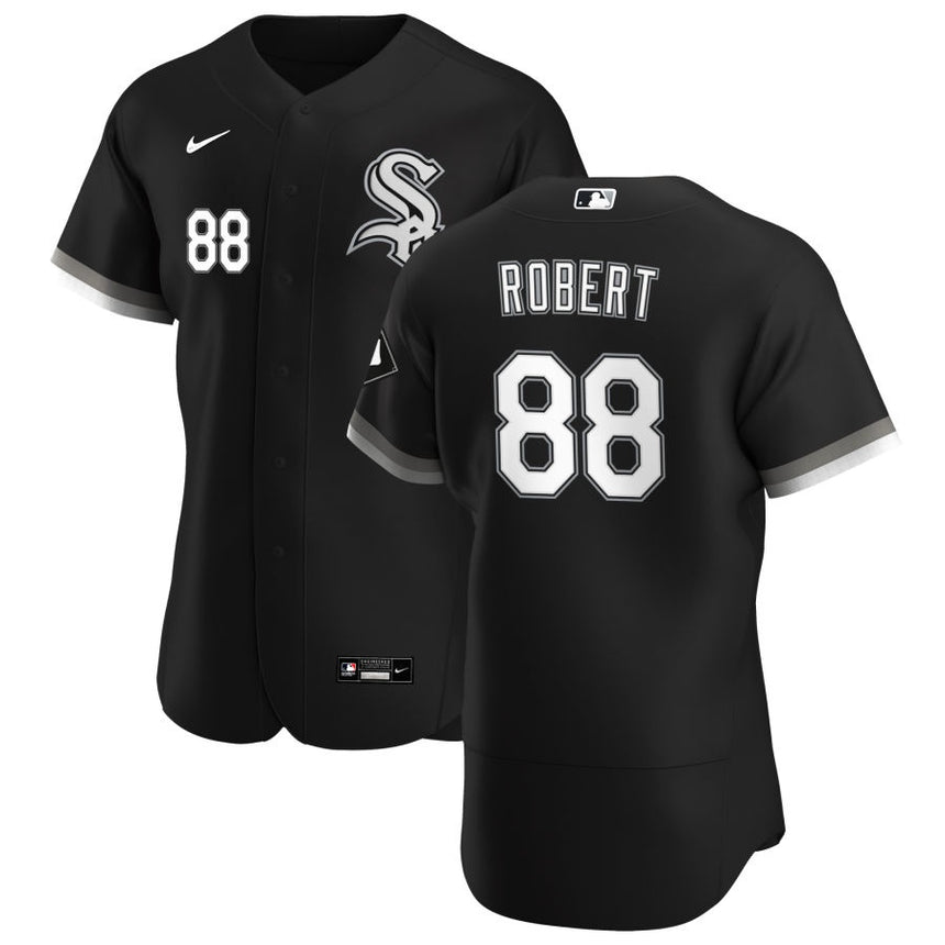 Men's Chicago White Sox Luis Robert Black Alternate Authentic Player Jersey