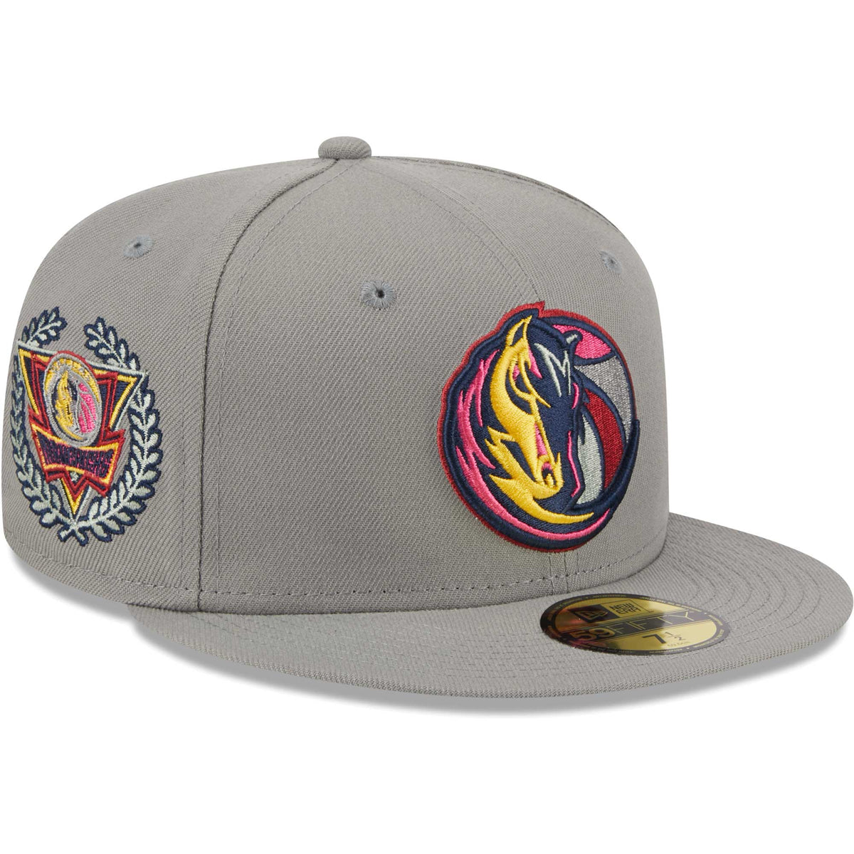 Dallas Mavericks New Era Color Pack 59FIFTY Fitted Hat - Gray