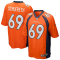 Mark Schlereth Denver Broncos Nike Game Retired Player Jersey   Orange