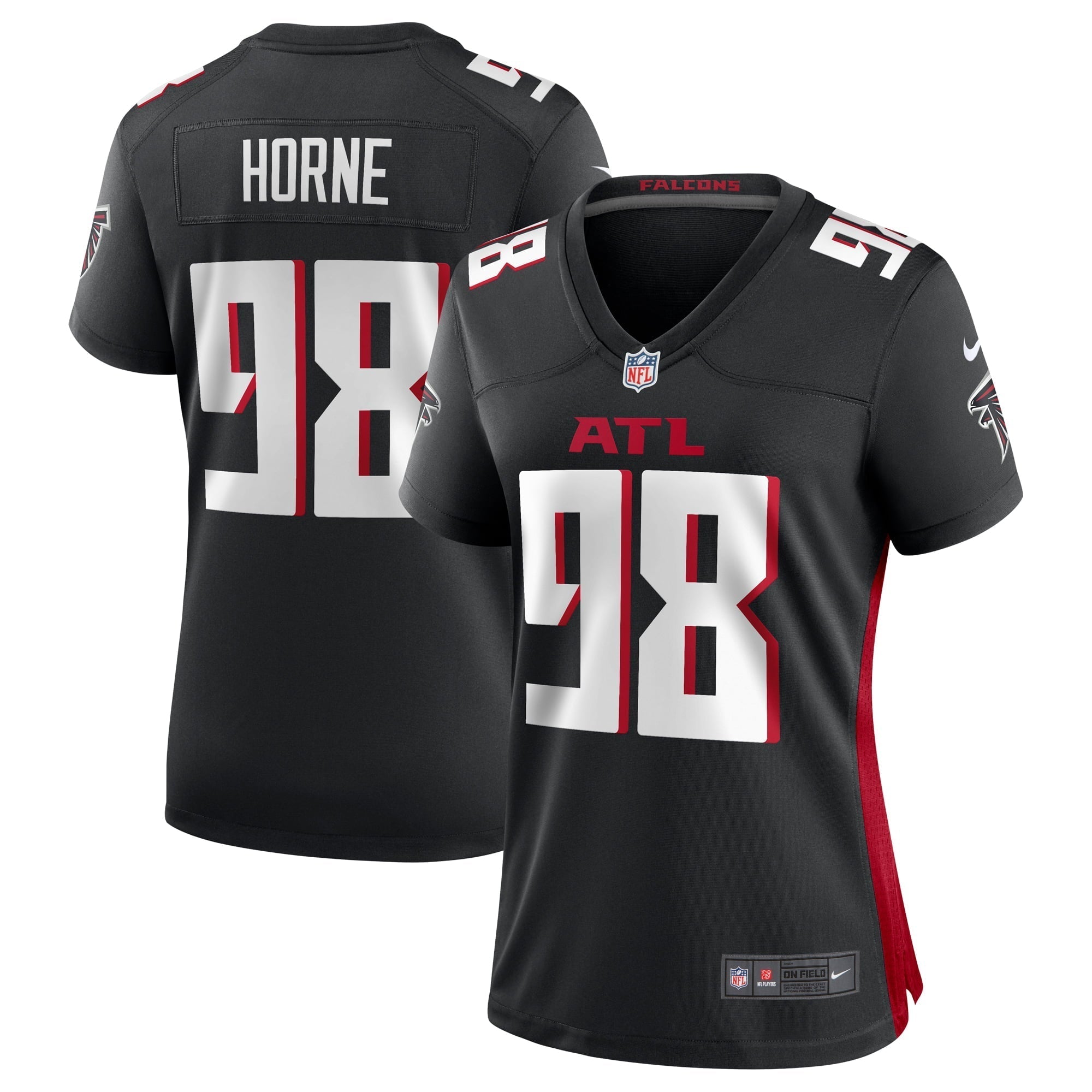 Women s Nike Timmy Horne Black Atlanta Falcons Game Player Jersey