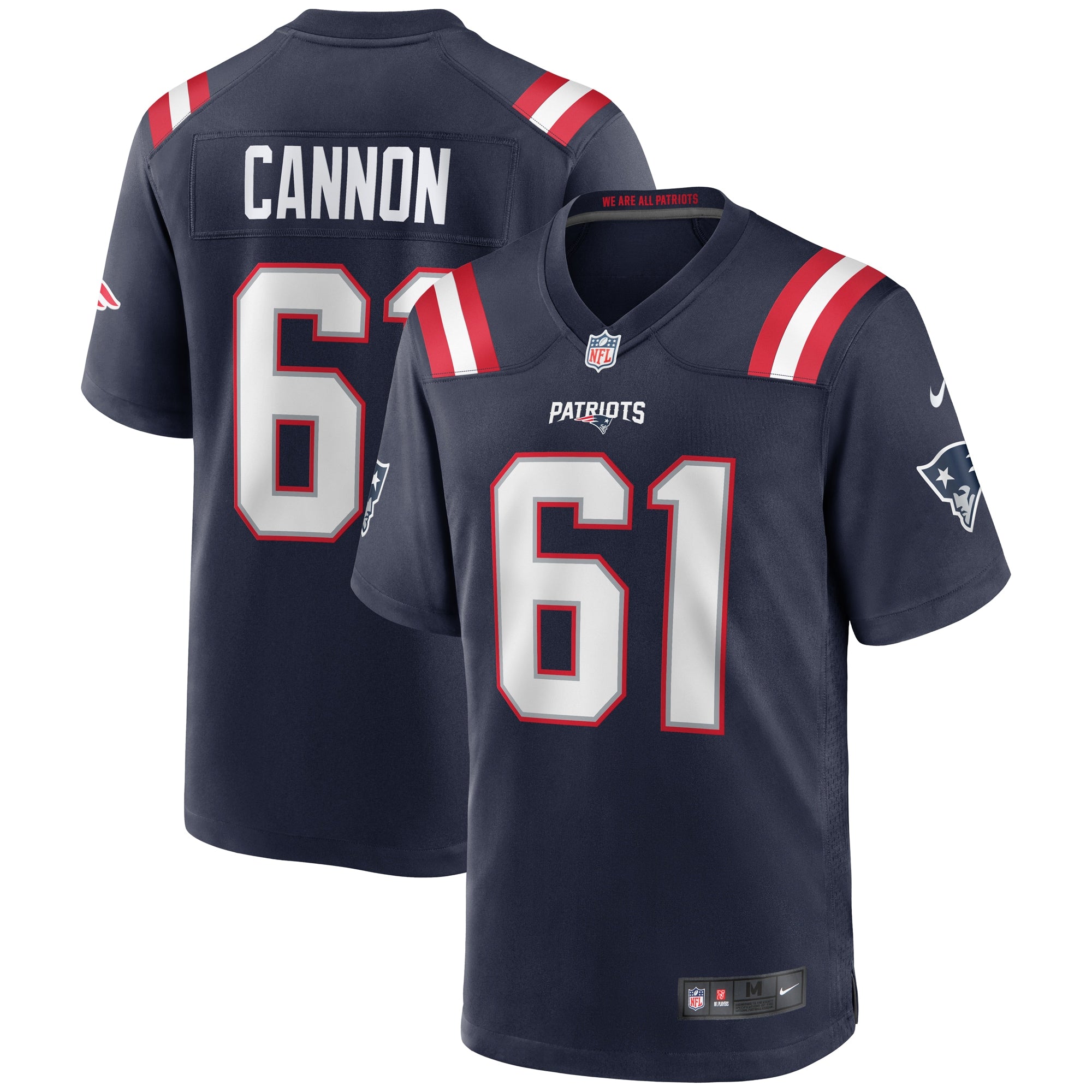 Marcus Cannon New England Patriots Nike Game Jersey   Navy