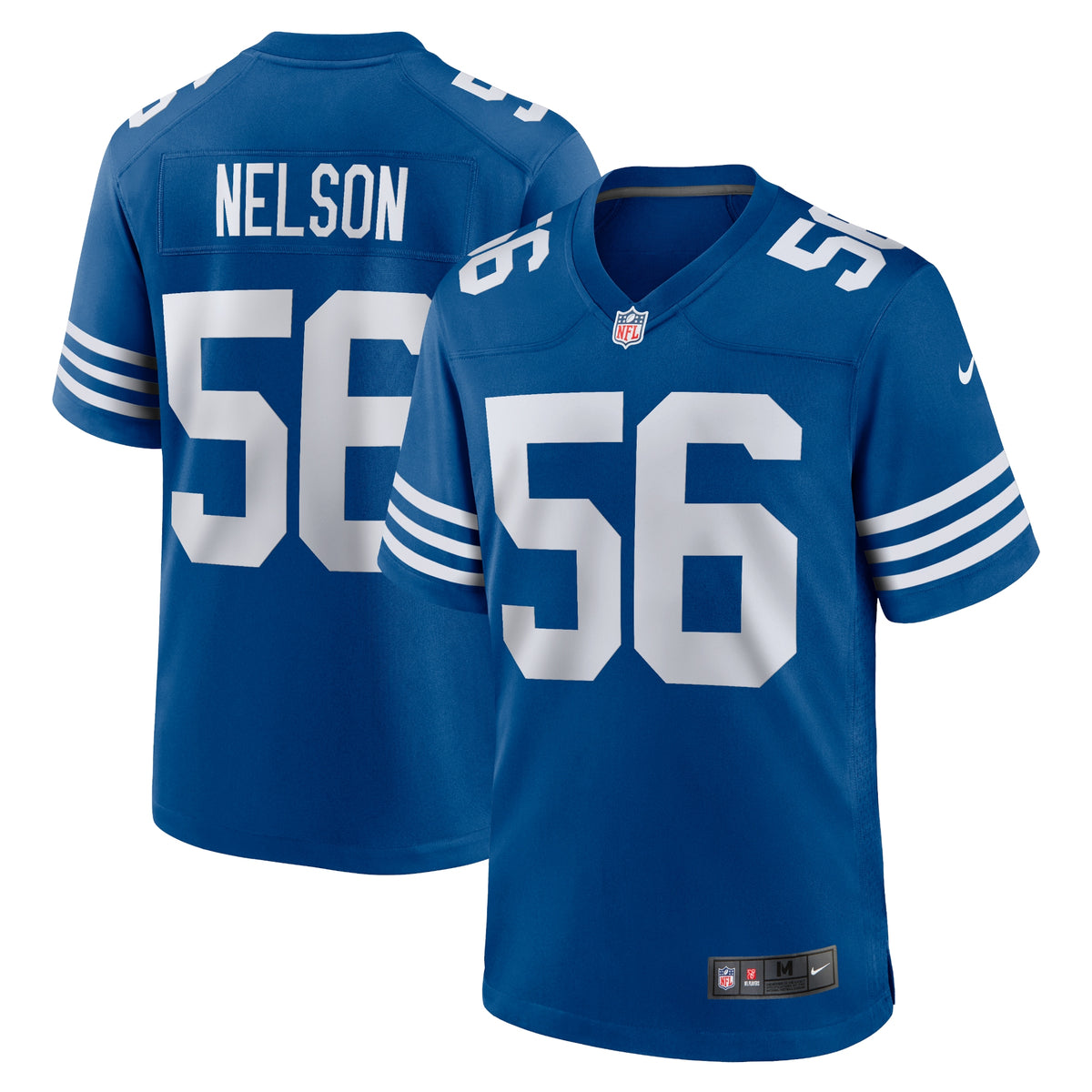 Men s Nike Quenton Nelson Royal Indianapolis Colts Alternate Game Jersey