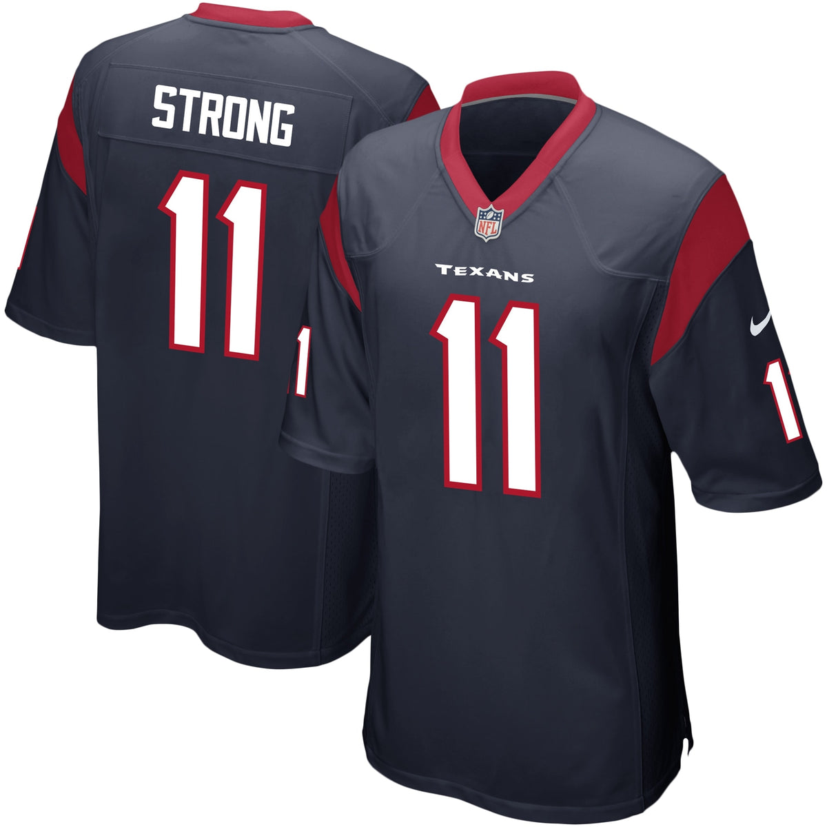Jaelen Strong Houston Texans Nike Game Jersey   Navy