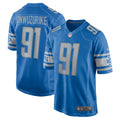 Levi Onwuzurike Detroit Lions Nike Player Game Jersey   Blue