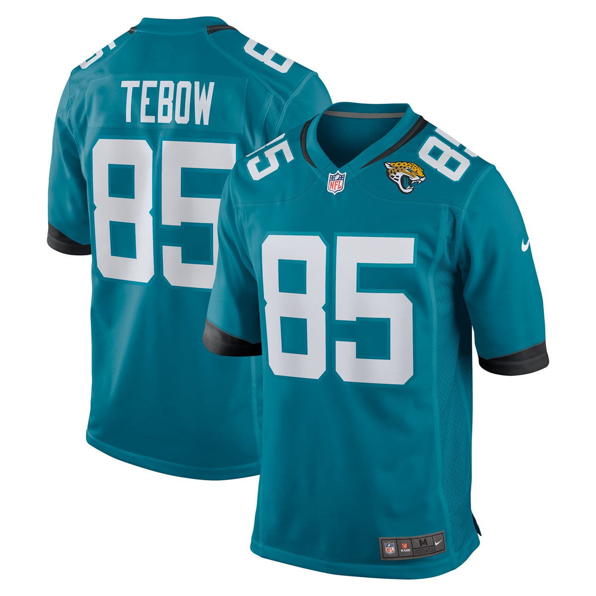 Tim Tebow Jacksonville Jaguars Nike Game Player Jersey   Teal