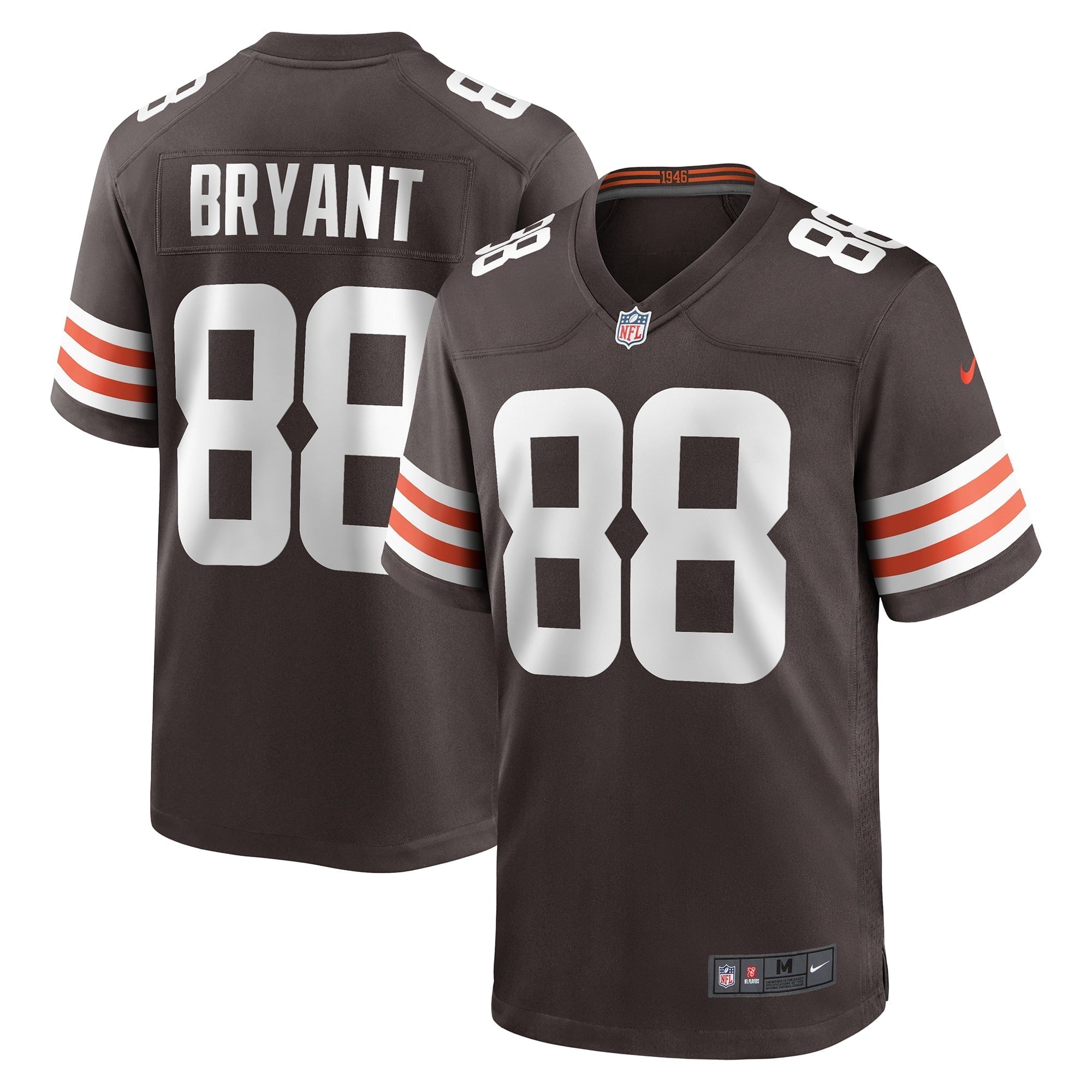 Men s Nike Harrison Bryant Brown Cleveland Browns Game Jersey