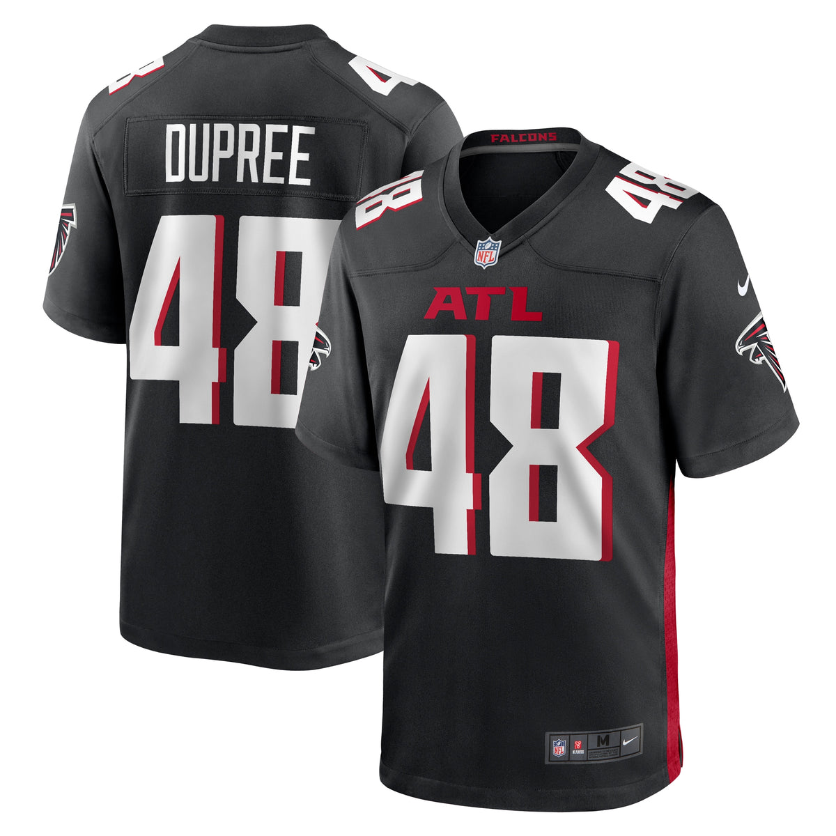 Bud Dupree Atlanta Falcons Nike Game Player Jersey   Black